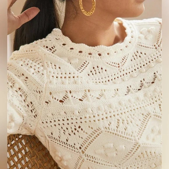 BODEN Claudia Textured Knitted Dress 100% Cotton - Picture 5 of 10